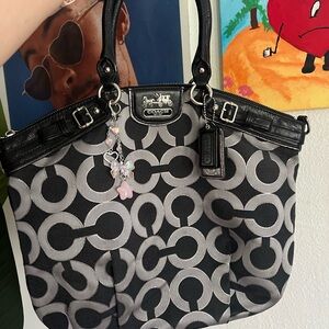 Coach Black and Gray Women's Bag